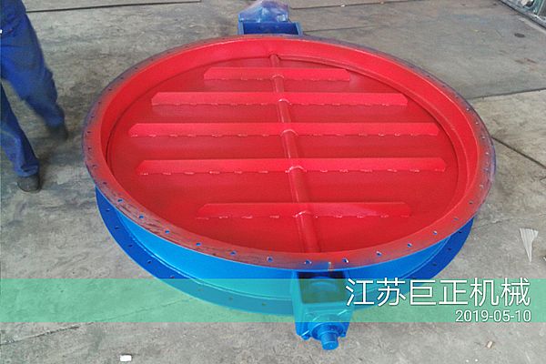 圓形擋板門(直徑150cm),順利完工